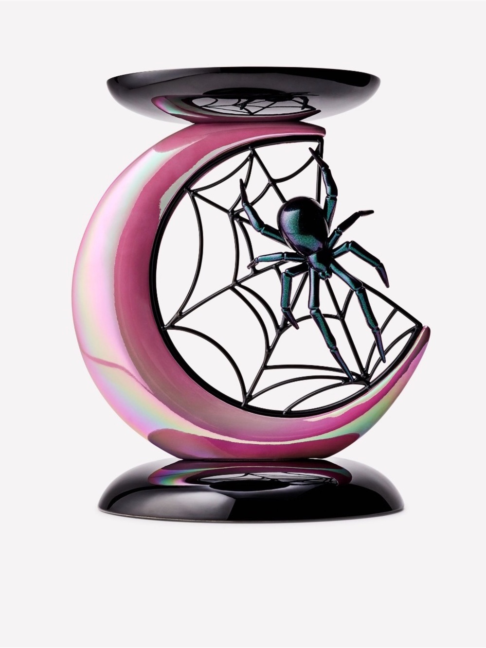 NWT IN HAND LIMITED RELEASE SPIDER AND MOONCANDLE HOLDER/PEDESTAL